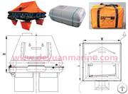 12 Man Yacht Inflatable Liferaft
