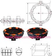 30 Man Open-reversible Inflatable Life Raft