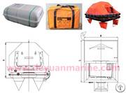 righting yacht inflatable liferaft