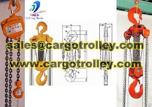 Manual Chain Hoist For Moving And Handling Works