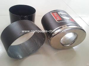 Carbon Fiber Muffler Pipe, Exhaust Pipe, China