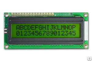 16x2 Lcd Module Display With Yellow Green Led Backlight Cm162-11