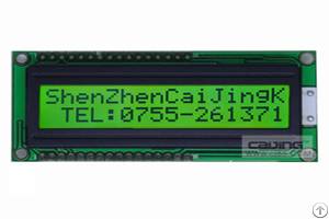 Stn Yellow Green Character Lcd Module 16x2 Cm162-36