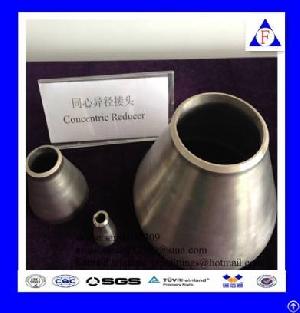 seamless titanium pipe fitting connector concentric reducer