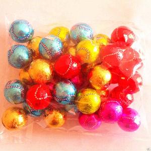 base ball shape chocolate