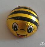 bee shape compound chocolate candy