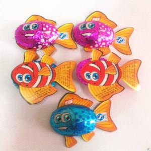 Bulk Cartoon Designed Milka Fish Shaped Chocolate Sweets