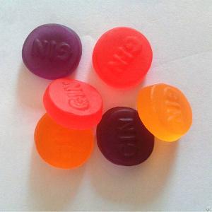 Button Shape Gelatin Based Chewing Gummy Candy