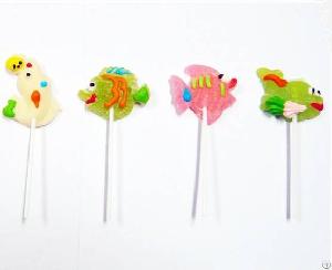 Cartoon Fish Shape Jelly Pops Candy