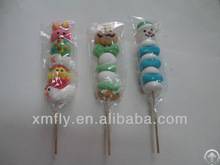 cartoon marshmallow candy lollipop