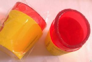 Cups Shape Personalized Gummy Cups , Gummy Custom Shot Glasses