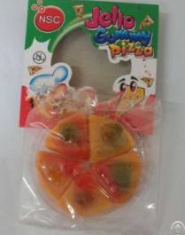 Fruity Assorted Handicraft Sweet Pizza Shaped Gummy Candy