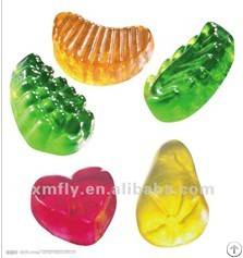 Gummi Bulk Fruit Shape Sweet Fruity Flavour Gummy Sweets Chewing Candy