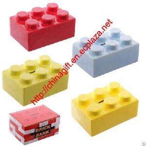 Ceramic Building Brick Money Box