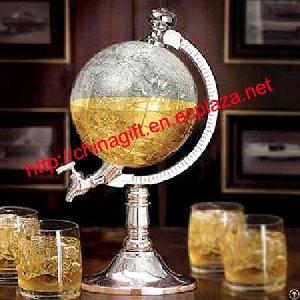 globe shaped beverage dispenser