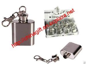 Stainless Flask Key Ring