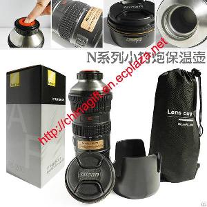 stainless steel nican lens mug thermos