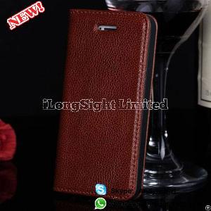 iphone 5s 5 genuine leather book folio wallet case att verizon sprint cdma