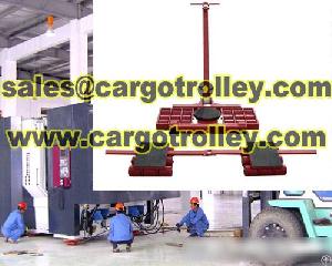 cargo trolley moving roller skates