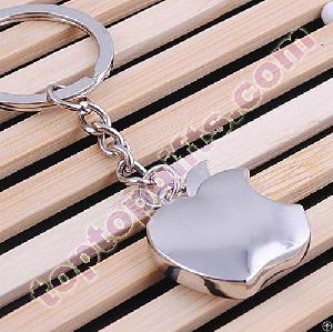 Apple Metal Keychain Custom Souvenir Gift