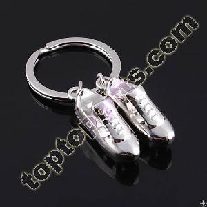 Custom Metal Keychains Sport Shoes Key Rings