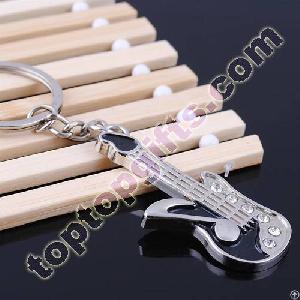 customized key chains guitar personalised keyrings