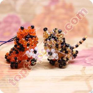 Glass Seed Beaded Tiger 3d Handicraft Bead Animal