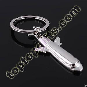 Metal Keyring Custom Plane Keychains Factory