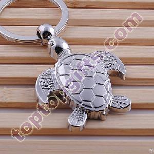 Metal Turtle Keychain Custom Alloy Key Ring