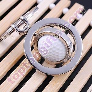 novelty keyrings golf ball key chains