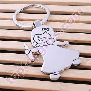 Personalized Key Ring Girl Metal Custom Metal Keychains