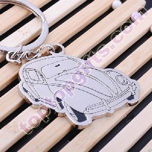 Promotional Sedan Keychain Custom Car Metal Key Ring