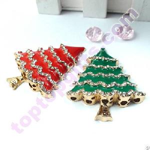 Rhinestone Christmas Tree Cell Phone Case Decor