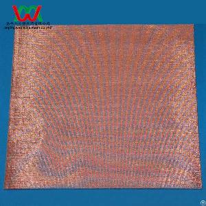 80 Mesh Copper 0.14mm Wire Dia Plain Woven Wire Mesh Screen