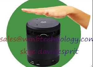 mini speaker air gesture tf card mp3 player handsfree calling