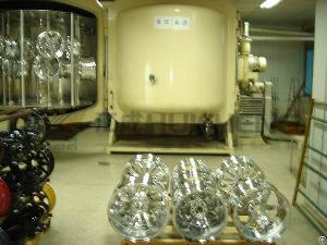 sputter coater car hubcap metalizing