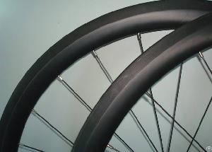 Hand Built Bicycle Wheelset, 700c Carbon Bike Wheel Tubular / Clincher , 38 / 40 / 50 / 56 / 86mm