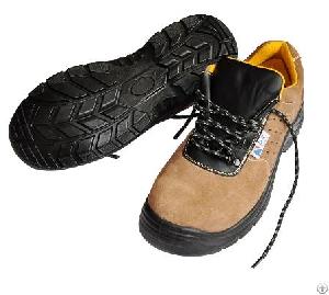 Injection Brown Safety Shoes La1217