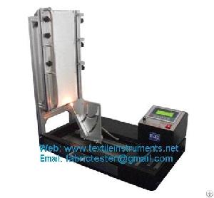 vertical flammability tester