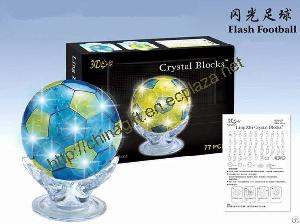 3d Crystal Football