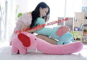 Long Nose Elephant Pillow Cushion