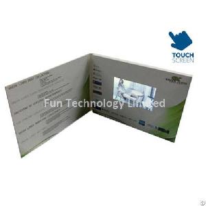 4 3 lcd touch screen video presentation greeting card 256mb memory vgc 043t