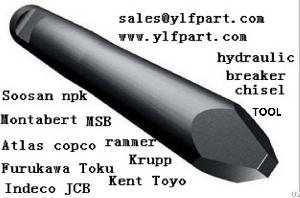 Chisel Tool For Hydraulic Rock Breaker Hire, Rental, Supplier, Dealer, Distributor, Seller, Retailer