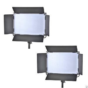 Best 960 Led Daylight Dimmable Studio Panel 2-light Kit For Photo And Video Shoot