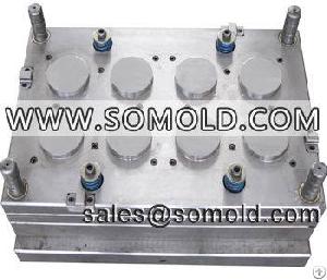 Four, Six, Eight Cavities Dia 50mm, 60mm, 75mm, 90mm Medical Petri Dish Mould