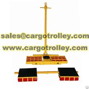 Cargo Trolley Works As Machinery Moving Dolly