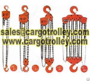 hand chain blocks pulley