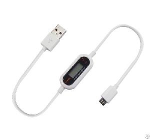 Usb Data Sync Charger Cable With Lcd