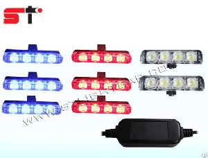 Car Truck Police Dash / Deck Led Strobe Light Kit