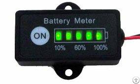 Bg1-a12 Car Battery Meter Indicator Gauge For 12v Lead Acid Battery Packs